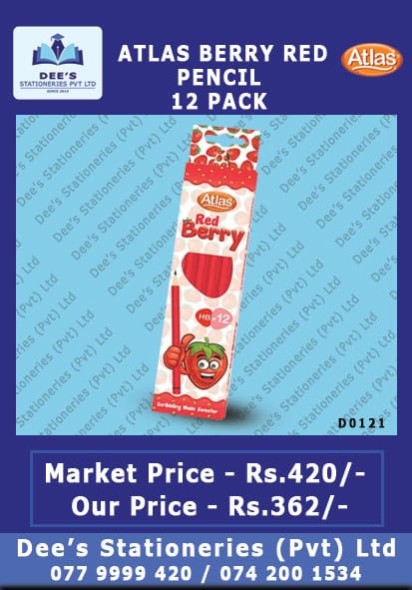 Atlas - Pencil Berry Red