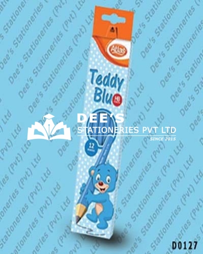 Atlas Teddy Blu HB Pencil 12Pack