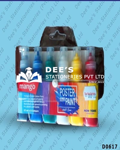 MANGO POSTER PAINT - 06 COLOURS PACK
