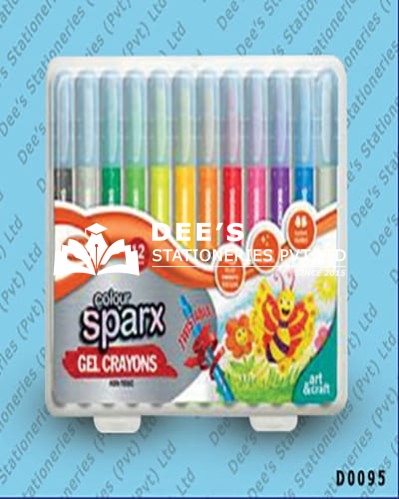 Atlas sparx - Gel Crayons - 12 Colours